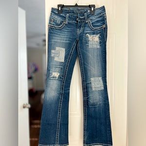Juniors size 25 Miss Me Jeans Dark wash